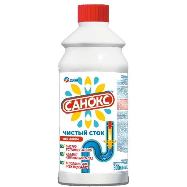 САНОКС Чистый сток д/устр. засоров фл (500 мл) АИСТ - Каприз