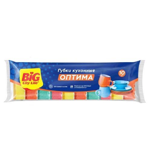 губки оптима 10шт