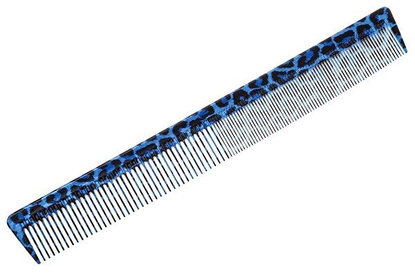 Расческа Delrin leopard blue
