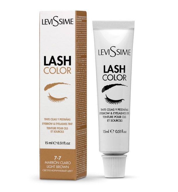 LeviSsime Краска для бровей и ресниц LASH COLOR EYEBROWS т.7.7 светло-коричневая 15мл