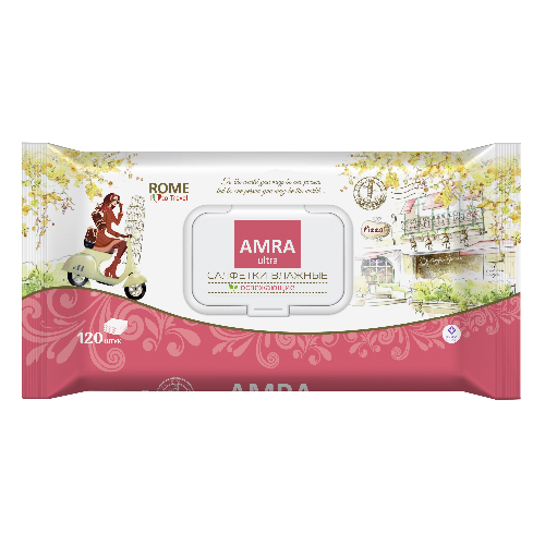 салфетки amra  travel rome  120