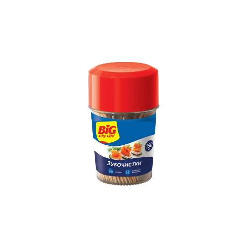 BIG City Зубочистки деревянные 150 шт