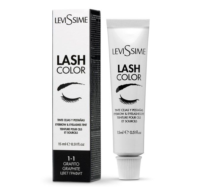LeviSsime Краска для бровей и ресниц LASH COLOR EYEBROWS т.1.1 графит 15мл