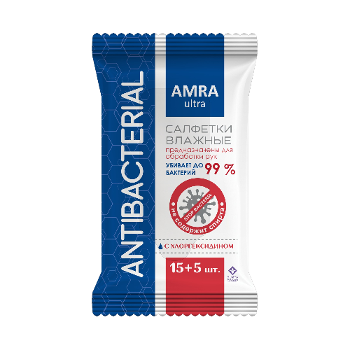 салфетки amra  антибак 20