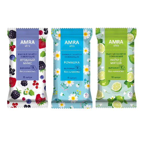 салфетки amra 15 шт.