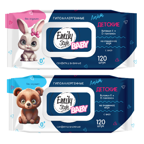 салфетки baby 120шт
