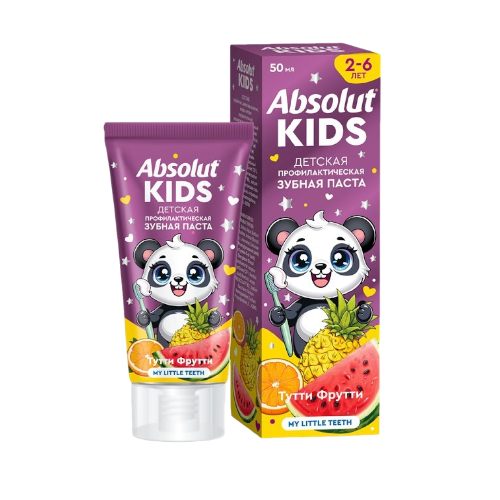 зубная паста детская абсолют тутти фрутти -Photoroom