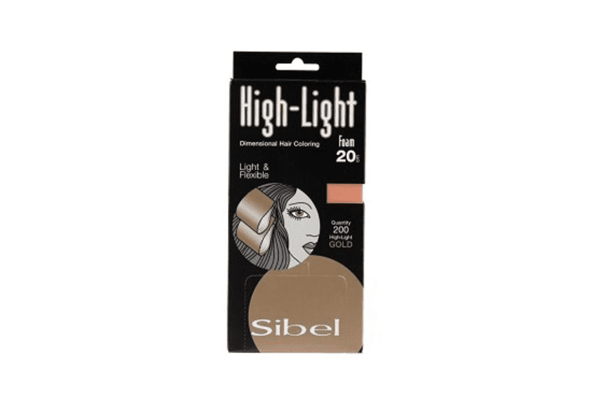 Бумага для мелирования 20 х 9см High-Light  200л уп. золотая (4333051)
