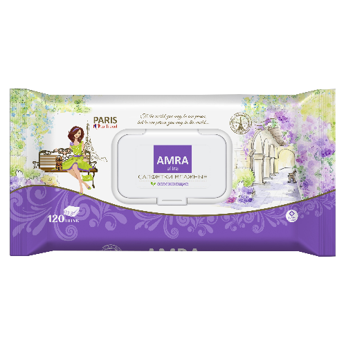 салфетки amra  travel paris  120