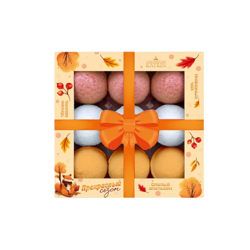 Соль д_ванн НАБОР бурлящих шаров _Прекрасный сезон_  (360г)_