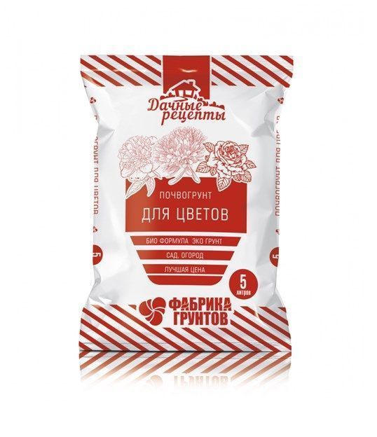 Почвогрунт Дачные Рецепты Для цветов 20л