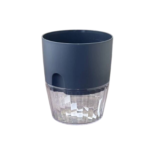 Аквадуэт 1,5  антрацид с поддоном цветочный горшок