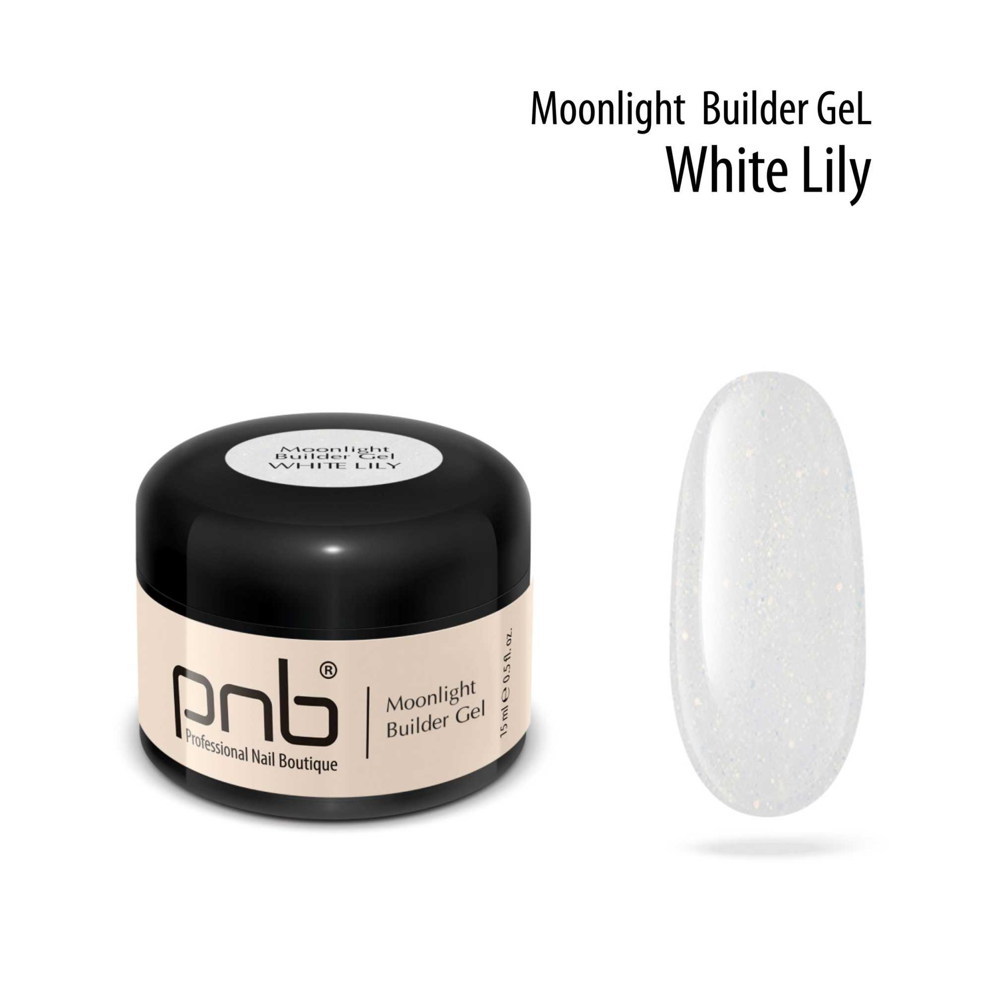 Moonlight  Builder GeL 15 White Lily